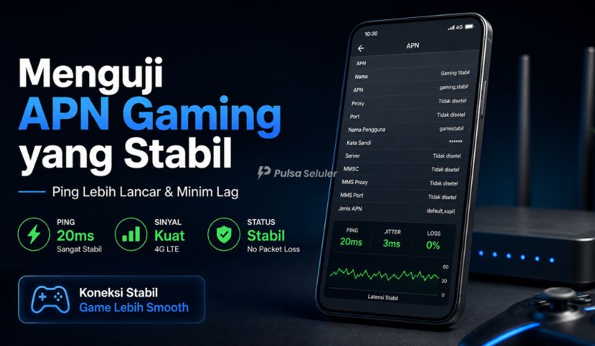 Cara Menguji APN Gaming yang Stabil agar Ping Lebih Lancar dan Tidak Mudah Lag