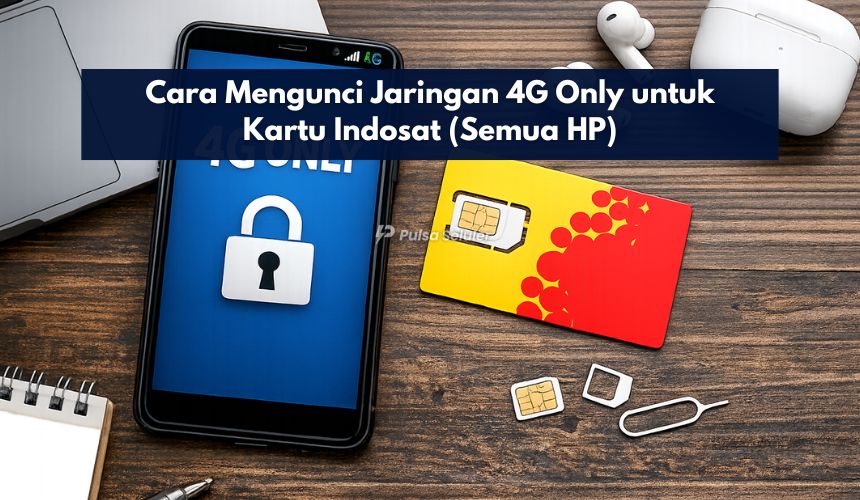 Cara Mengunci Jaringan 4G Only untuk Kartu Indosat (Semua HP)
