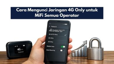 Cara Mengunci Jaringan 4G Only untuk MiFi Semua Operator