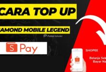 Cara Mudah Top Up Diamond Mobile Legend Pakai ShopeePay