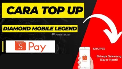 Cara Mudah Top Up Diamond Mobile Legend Pakai ShopeePay