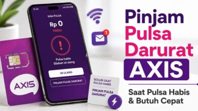 Cara Pinjam Pulsa Darurat AXIS saat Pulsa Habis dan Butuh Cepat
