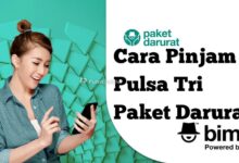 Cara Pinjam Pulsa Tri