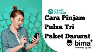 Cara Pinjam Pulsa Tri