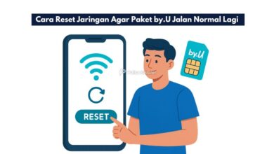 Cara Reset Jaringan Agar Paket by.U Jalan Normal Lagi
