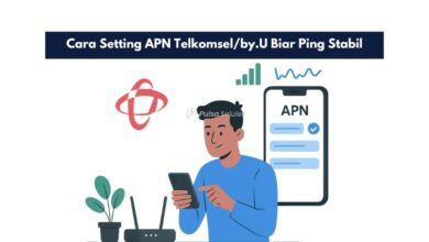Cara Setting APN Telkomsel/by.U Biar Ping Stabil