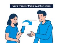 Cara Transfer Pulsa by.U ke Teman
