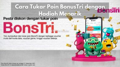 Cara Tukar Poin BonusTri dengan Hadiah Menarik