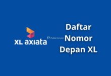 Daftar Awalan Nomor XL Axiata Terbaru