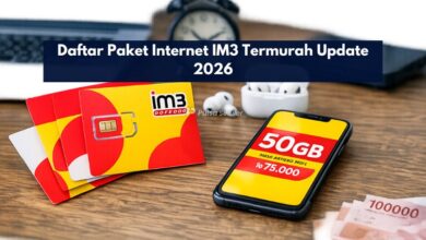Daftar Paket Internet IM3 Termurah Update 2026