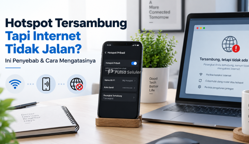 Hotspot Tersambung Tapi Internet Tidak Jalan