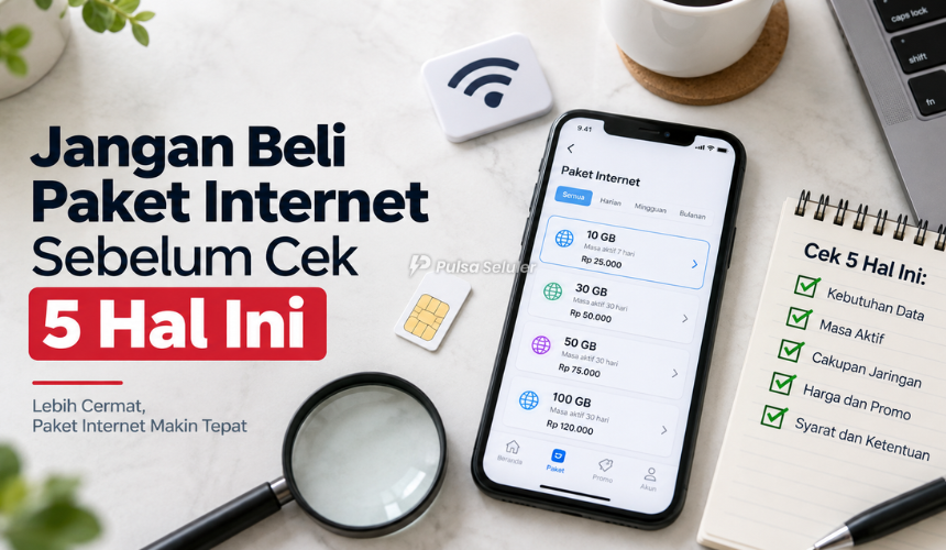Jangan Beli Paket Internet Sebelum Cek 5 Hal Ini