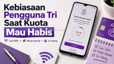 Kebiasaan Pengguna Tri Saat Kuota Mau Habis