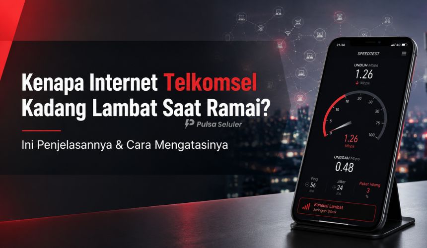 Kenapa Internet Telkomsel Kadang Lambat Saat Ramai