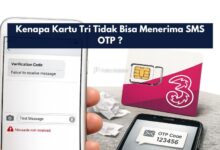 Kenapa Kartu Tri Tidak Bisa Menerima SMS OTP ?