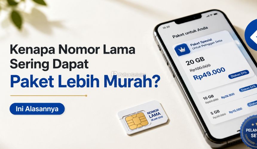 Kenapa Nomor Lama Sering Dapat Paket Lebih Murah