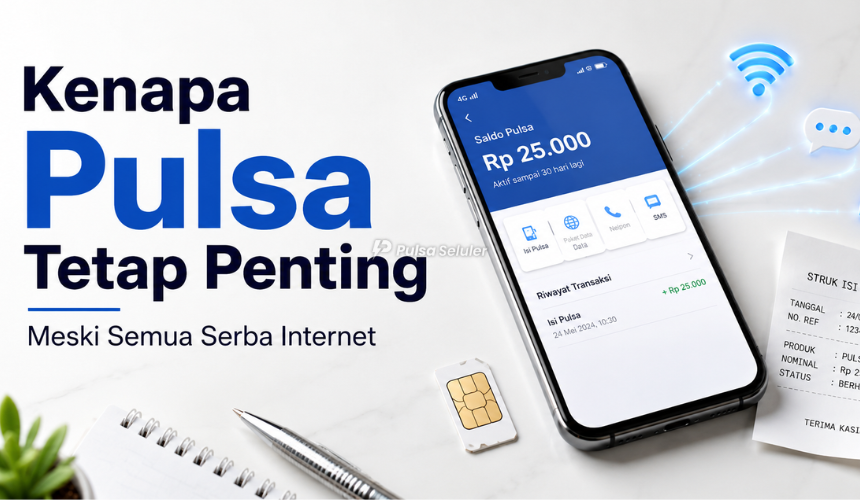 Kenapa Pulsa Tetap Penting Meski Semua Serba Internet