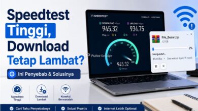Kenapa Speedtest Tinggi tetapi Download File Tetap Lambat