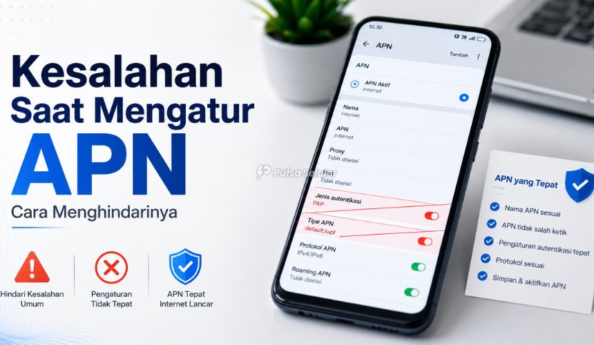 Kesalahan yang Sering Dilakukan Saat Mengatur APN