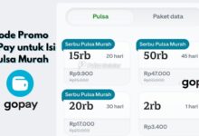 Kode Promo GoPay untuk Isi Pulsa Murah