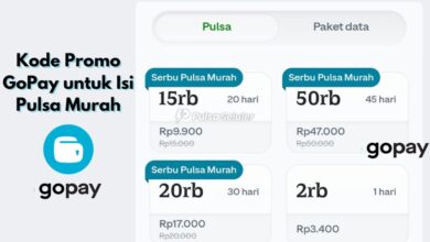 Kode Promo GoPay untuk Isi Pulsa Murah