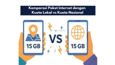 Komparasi Paket Internet dengan Kuota Lokal vs Kuota Nasional