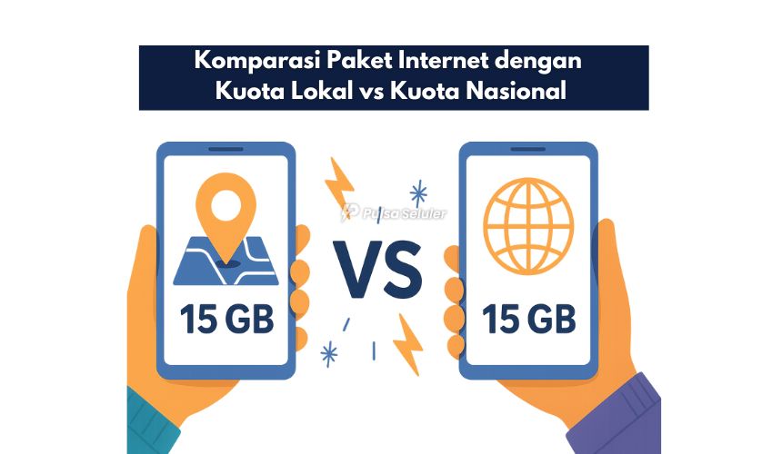 Komparasi Paket Internet dengan Kuota Lokal vs Kuota Nasional