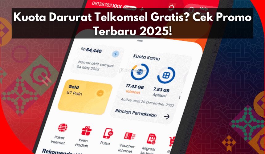 Kuota Darurat Telkomsel Gratis