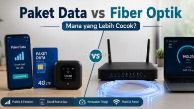 Paket Data vs Fiber Optik