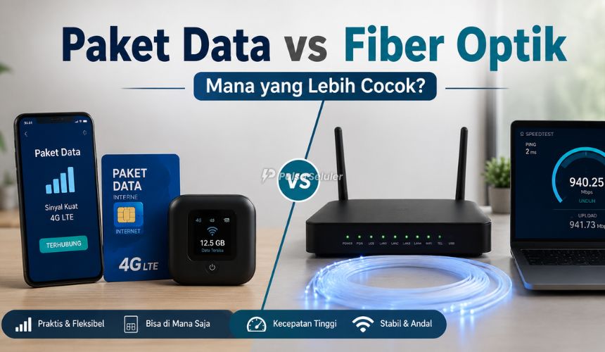 Paket Data vs Fiber Optik