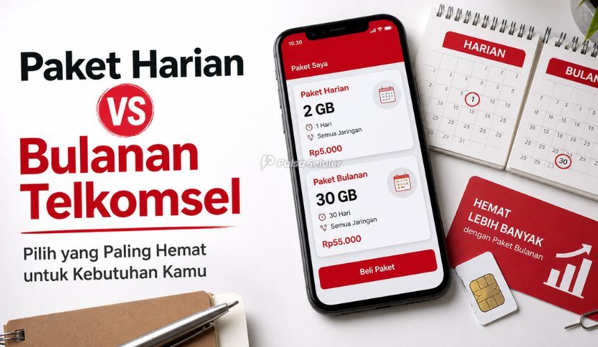 Paket Harian vs Bulanan Telkomsel