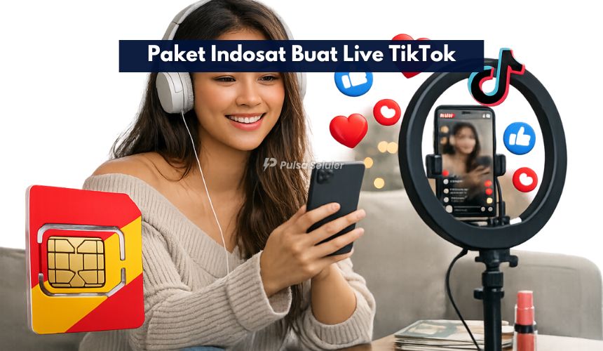 Paket Indosat Buat Live TikTok