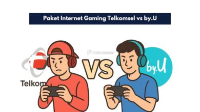Paket Internet Gaming Telkomsel vs by.U