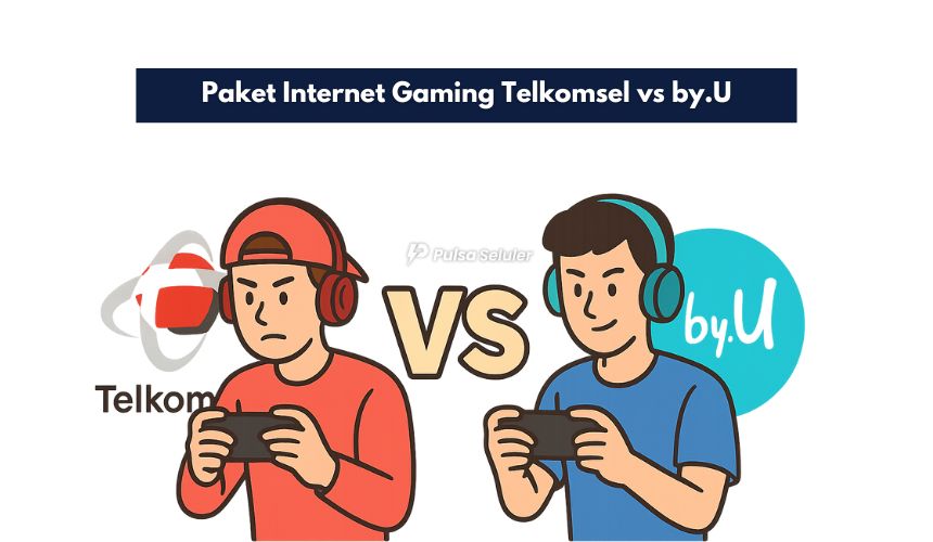 Paket Internet Gaming Telkomsel vs by.U