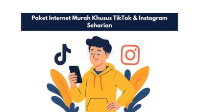 Paket Internet Murah Khusus TikTok & Instagram Seharian