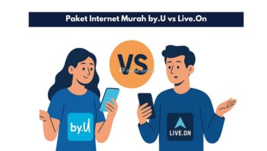 Paket Internet Murah by.U vs Live.On