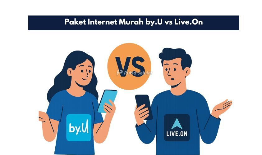 Paket Internet Murah by.U vs Live.On