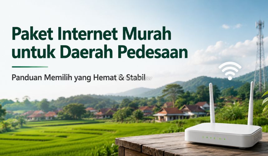 Paket Internet Murah untuk Daerah Pedesaan