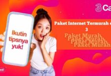 Paket Internet Termurah dari 3