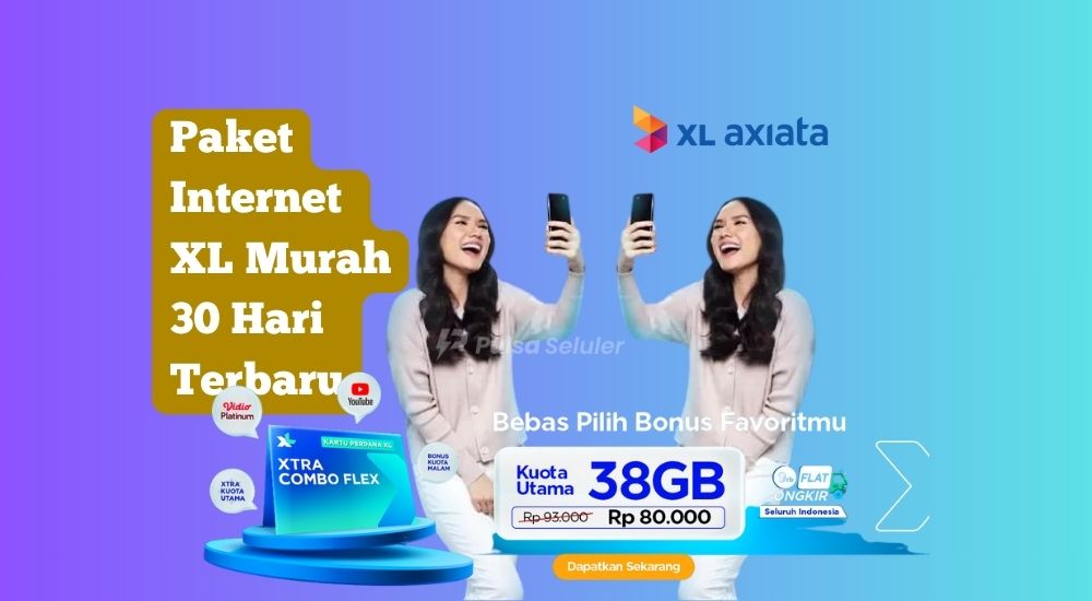 Paket Internet XL Murah 30 Hari Terbaru