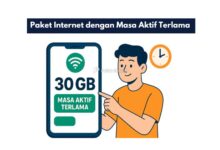Paket Internet dengan Masa Aktif Terlama
