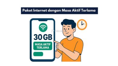 Paket Internet dengan Masa Aktif Terlama