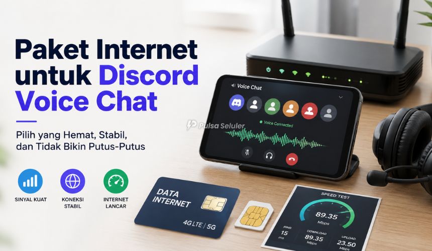 Paket Internet untuk Discord Voice Chat