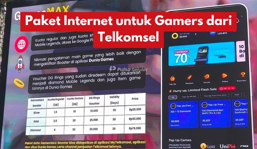 Paket Internet untuk Gamers dari Telkomsel