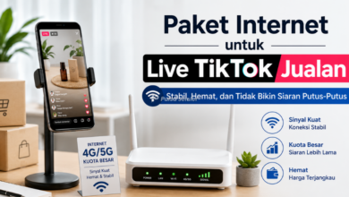 Paket Internet untuk Live TikTok Jualan