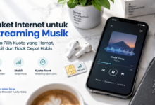 Paket Internet untuk Streaming Musik