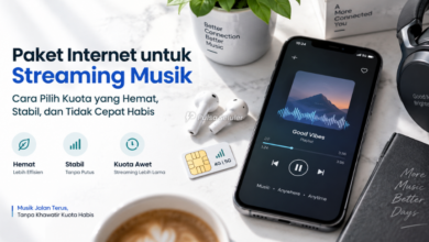 Paket Internet untuk Streaming Musik