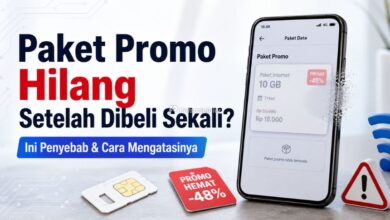 Paket Promo Hilang Setelah Dibeli Sekali
