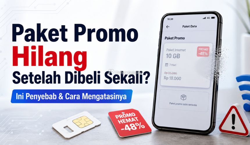 Paket Promo Hilang Setelah Dibeli Sekali