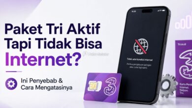 Paket Tri Aktif Tapi Tidak Bisa Internet